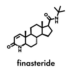 Der Wirkstoff Finasterid arbeitet mit dem Enzym 5-alpha-Reduktase.